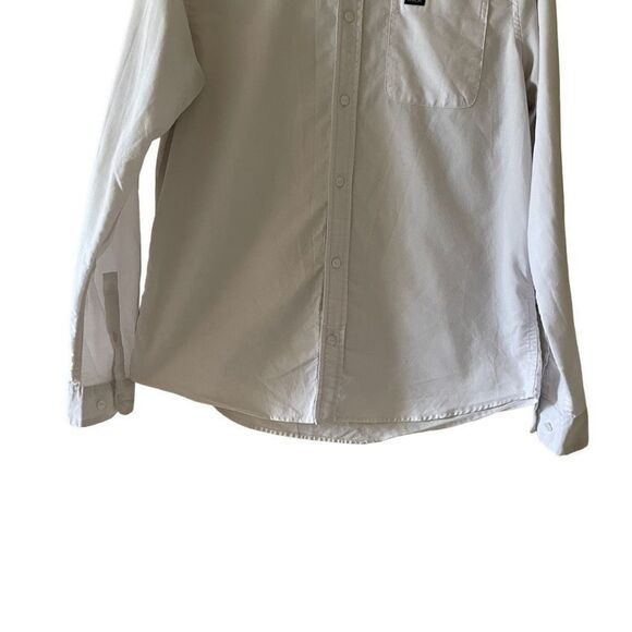 RVCA Men’s White Slim Fit That’ll Do Long Sleeves Button Down Dress SZ M #1103 - Picture 6 of 13